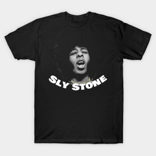 Sly Stone Music Pop Artist Memorial T-Shirt